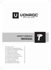 VONROC IW503AC Bersetzung Der Originalbetriebsanleitung
