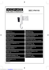 Konig Electronic SEC-PH110 Anleitung