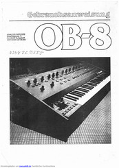 Oberheim OB-8 Gebrauchsanweisung