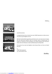 Hobby D 750 GELC Bedienungsanleitung