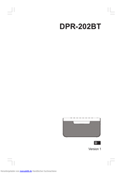 Sangean DPR-202BT Handbuch