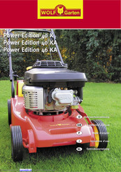 Wolf Garten Power Edition 40 KA Gebrauchsanweisung