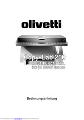 Olivetti Copy-Lab 200 Bedienungsanleitung