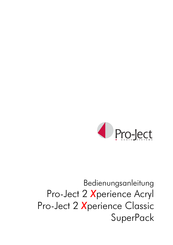 Project 2 Xperience Acryl Bedienungsanleitung