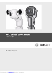 Bosch MIC Series 550 Installationsanleitung