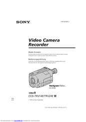 Sony CCD-TRV24E Bedienungsanleitung