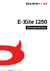Diavelo E-Xite 1250 Montageanleitung