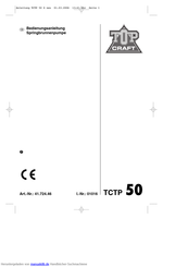 Topcraft TCTP 50 Bedienungsanleitung