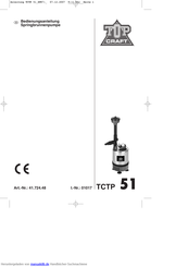 Topcraft TCTP 51 Bedienungsanleitung