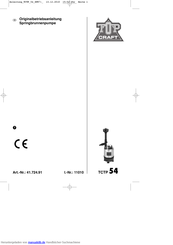 Topcraft TCTP 54 Originalbetriebsanleitung