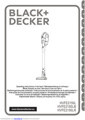 Black & Decker HVFE2150LR Betriebsanleitung