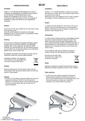 Alecto DC-07 Gebrauchsanleitung