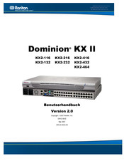 Raritan Dominion KX2-232 Benutzerhandbuch