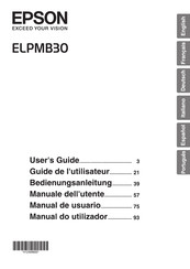 Epson ELPMB30 Bedienungsanleitung