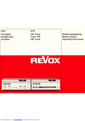 Revox A50 Bedienungsanleitung