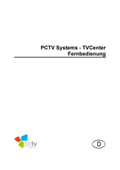 PCTV Systems TVCenter Bedienungsanleitung