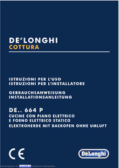 DèLonghi DE.. 664 P Gebrauchsanweisung, Installationsanleitung