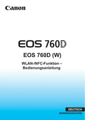 Canon EOS 760D (W) Bedienungsanleitung