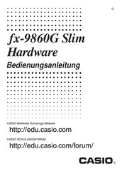 Casio fx-9860G Slim Bedienungsanleitung