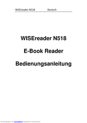 Hanvon WISEreader N518 Bedienungsanleitung