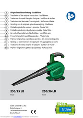 Gude 250/36 LB Originalbetriebsanleitung