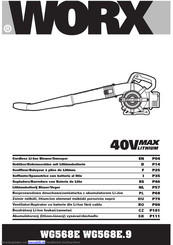 Worx WG568E Originalbetriebsanleitung