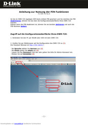 D-Link DWR-720 Rev.B Anleitung