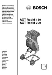 Bosch AXT Rapid 200 Bedienungsanleitung