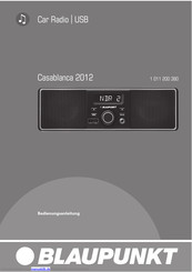 Blaupunkt Casablanca 2012 1 011 200 380 Bedienungsanleitung