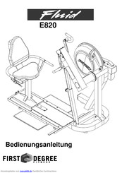 First Degree Fitness Fluid E820 Bedienungsanleitung