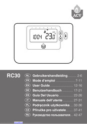 ACV RC30 Benutzerhandbuch