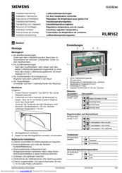 Siemens Synco RLM162 Installationsanleitung