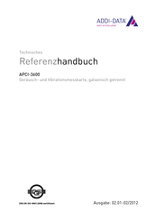 Addi-Data APCI-3600 Referenzhandbuch