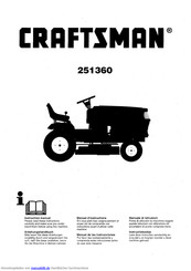 Craftsman 251360 Anleitung
