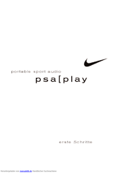 Nike psa[play Handbuch