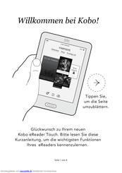 Kobo Touch Kurzanleitung