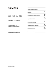 Siemens BC 1703 ACP Handbuch