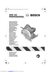 Bosch GKS 160 PROFESSIONAL Bedienungsanleitung