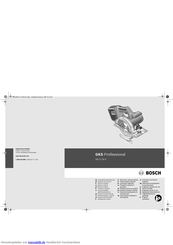 Bosch GKS Professional 24 V Originalbetriebsanleitung