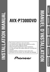 Pioneer AVX-P7300DVD Installationsanleitung