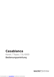 Casablanca SL-1000 Handbuch