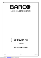 Barco R9828129 Betriebsanleitung