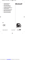 Einhell TC-JS 60 Originalbetriebsanleitung
