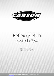 Carson Reflex 6/14Ch Betriebsanleitung