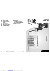 Ferm FCR-18K Originalbetriebsanleitung