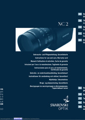 Swarovski Optik NC 2 Gebrauchs- Und Pflegeanleitung