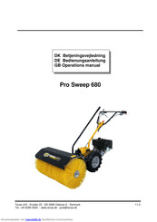 Texas Pro Sweep 680 Bedienungsanleitung