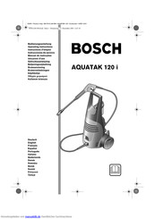 Bosch aquatak 120 i Bedienungsanleitung