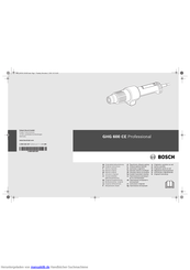 Bosch GHG 600 CE Professional Originalbetriebsanleitung