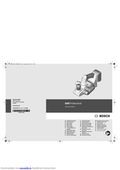 Bosch GHO 14,4 V-LI Professional Originalbetriebsanleitung
